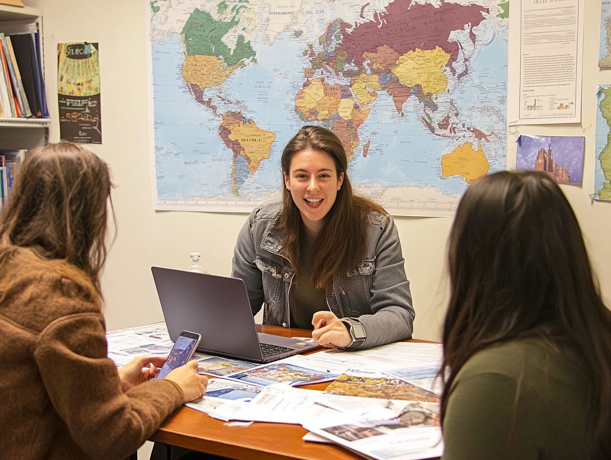 A visual guide on working with a Study Abroad Advisor