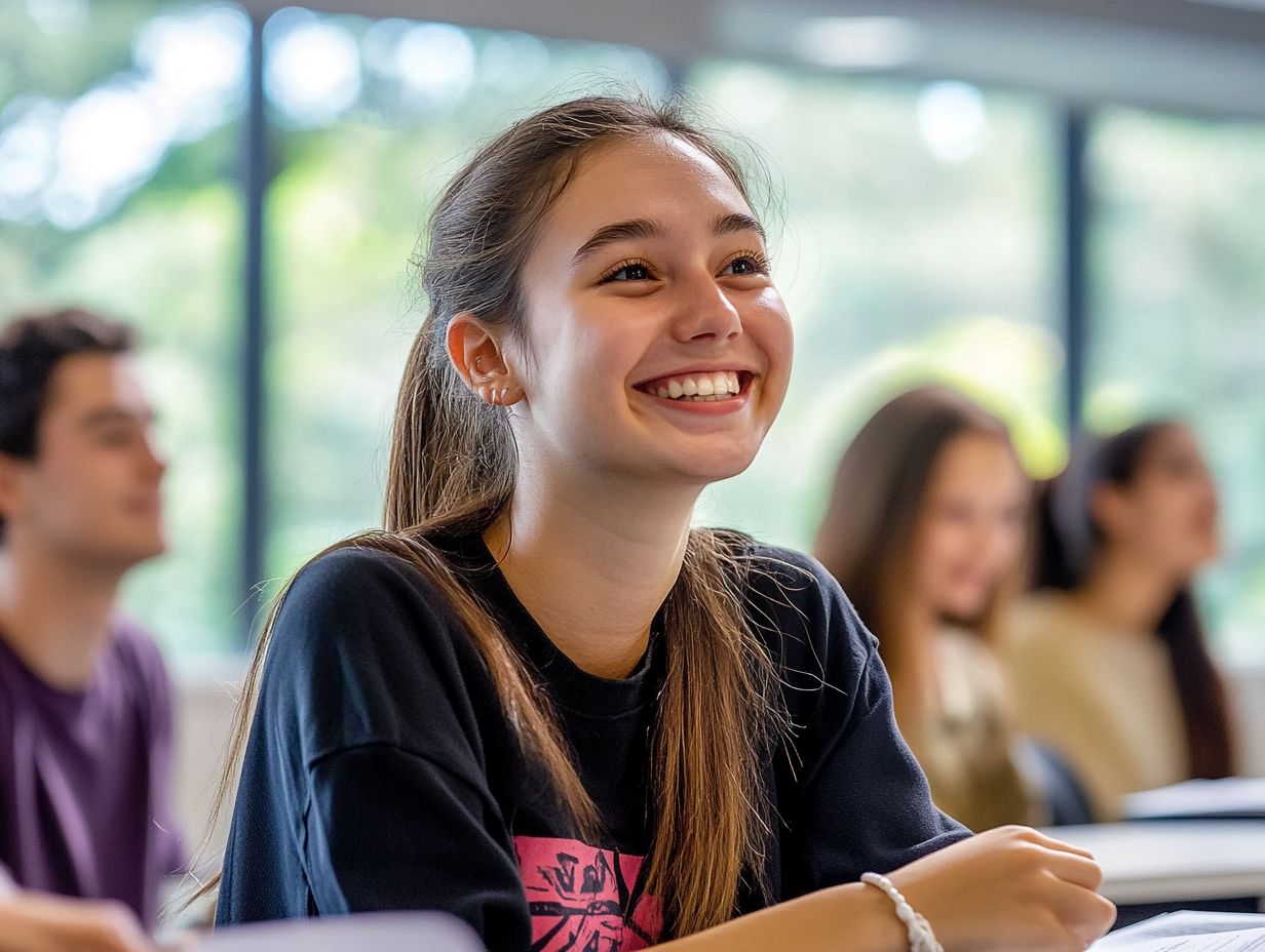 Students from diverse backgrounds celebrating cultural exchange in Australia