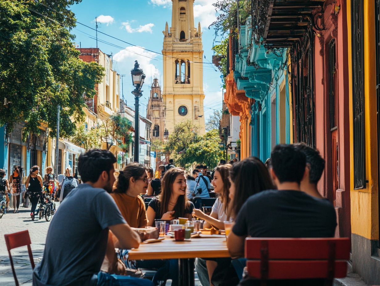 Visual representation of university rankings in Argentina